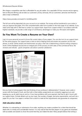 resume polishing service: It's Not as Difficult as You Think