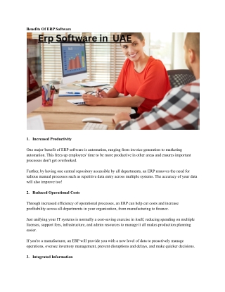 Erp Software in UAE