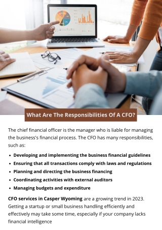 What Are The Responsibilities Of A CFO?