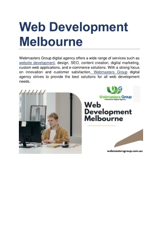 Web Development Melbourne