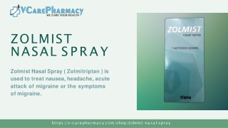 "Relieve Migraine Pain Quickly with Zolmist Nasal Spray: An Innovative Solution