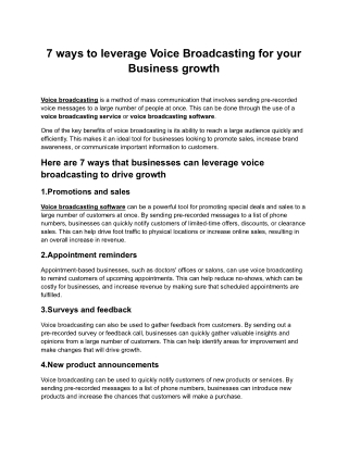 7 ways to leverage Voice Broadcasting for your Business growth.docx