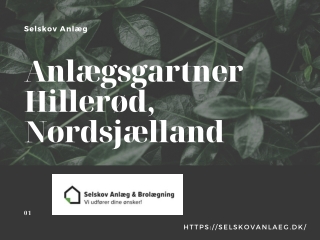 Anlægsgartner Hillerød, Nordsjælland