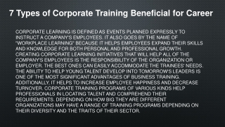 Corporate Training 02-02
