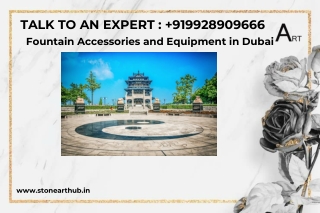 Fountain Accessories and Equipment in Dubai