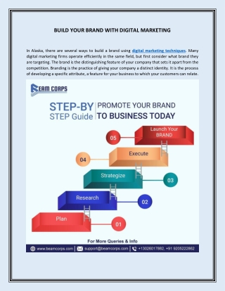 BUILD YOUR BRAND WITH DIGITAL MARKETING