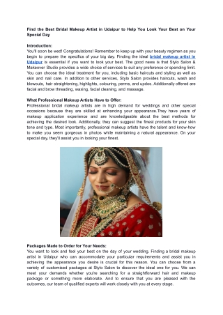 Bridal Makeup artist in Udaipur pdf (1)
