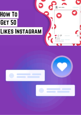 How To Get 50 Likes Instagram