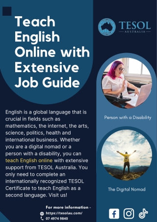 Teach English Online with Extensive Job Guide