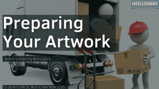 Preparing Your Artwork Before Contacting Removalists