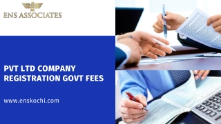 PVT LTD Company Registration Govt Fees