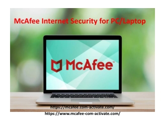 McAfee Internet Security for PC and Laptop