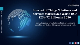 APAC Internet of Things Solutions and Services Market Statistics, Size