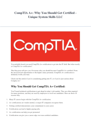 CompTIA A