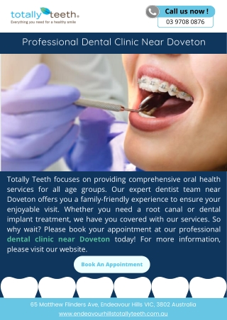 Professional Dental Clinic Near Doveton