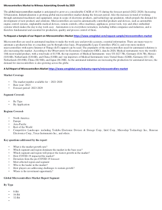 Microcontrollers Market