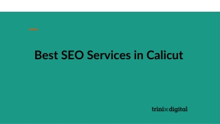Best SEO Services in Calicut