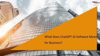 What Does ChatGPT Mean for Business