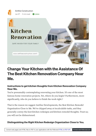 Expert Kitchen Renovations: Discover the Best Companies Near Me.