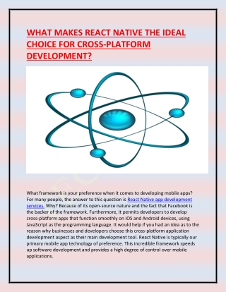 WHAT MAKES REACT NATIVE THE IDEAL CHOICE FOR CROSS-PLATFORM DEVELOPMENT.docx