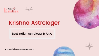 Best Astrologer in USA - Krishnaastrologer.com