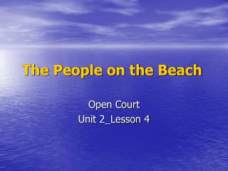 The People on the Beach