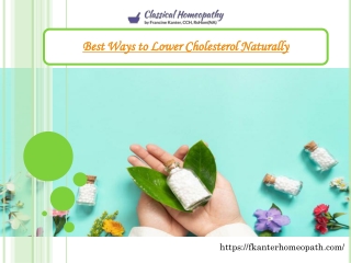 Best Ways to Lower Cholesterol Naturally