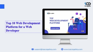 Top 10 Web Development Platform for a Web Developer