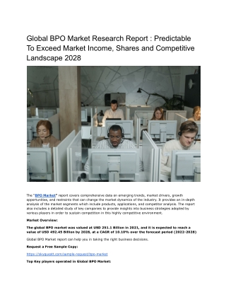 Global BPO Market