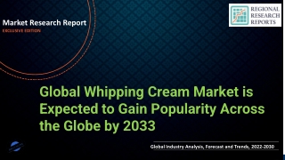 Whipping Cream Market