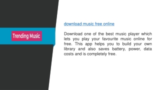 Download Music Free Online  Trending.fm