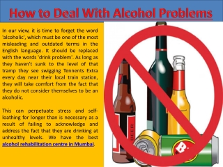 Alcohol Rehabilitation Centre in Mumbai