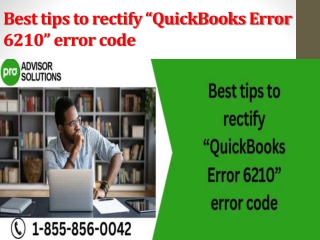 Best tips to rectify QuickBooks Error 6210 error code