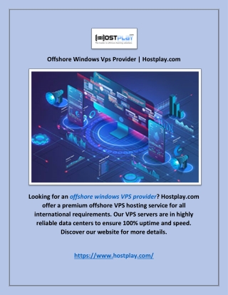 Offshore Windows Vps Provider | Hostplay.com