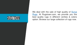 Surya Rugs  Rugstown.com