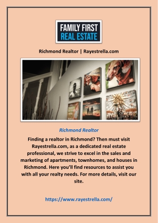 Richmond Realtor | Rayestrella.com