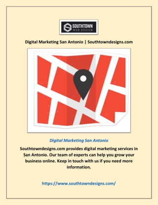 Digital Marketing San Antonio | Southtowndesigns.com