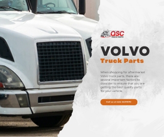 Things to Consider When Shopping for Volvo Truck Parts