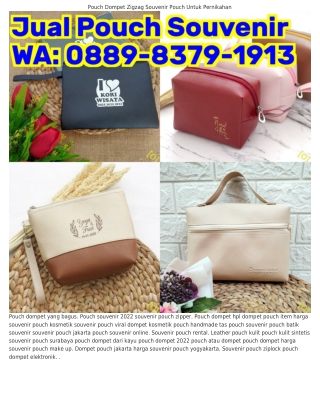 Ö889·8ᣮ79·I9Iᣮ (WA) Souvenir Pouch Bag Jakarta Pouch Dompet 3 In 1