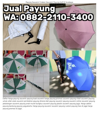 O88ᒿ.ᒿIIO.ЗㄐOO (WA) Bikin Payung Promosi Di Jogja Souvenir Payung Bali