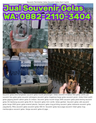 ౦882·2II౦·౩4౦4 (WA) Souvenir Gelas 400 Ml Souvenir Gelas Garut
