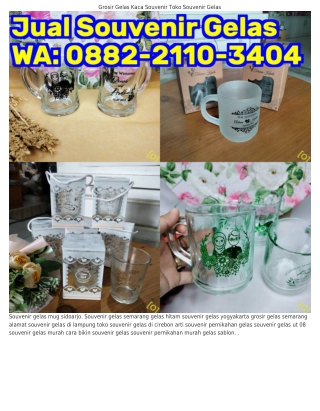 0882–2ll0–ЗᏎ0Ꮞ (WA) Jual Souvenir Gelas Di Magelang Dani Craft Souvenir Gelas