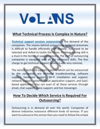 What Technical Process Is Complex In Nature?