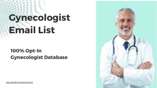 Gynecologist email list