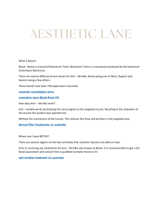 cosmetic consultation price