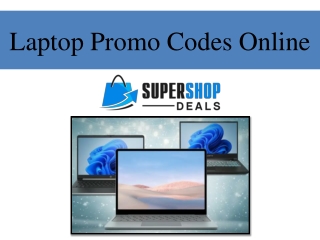 Laptop Promo Codes Online