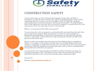 construction safety