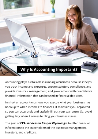 Why Is Accounting Important?