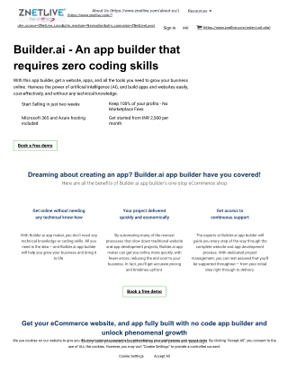 Builder.ai- user friendly app builder with near coding knowledge