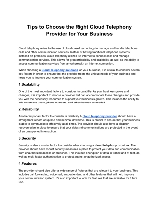 Tips to Choose the Right Cloud Telephony Provider for Your Business.docx